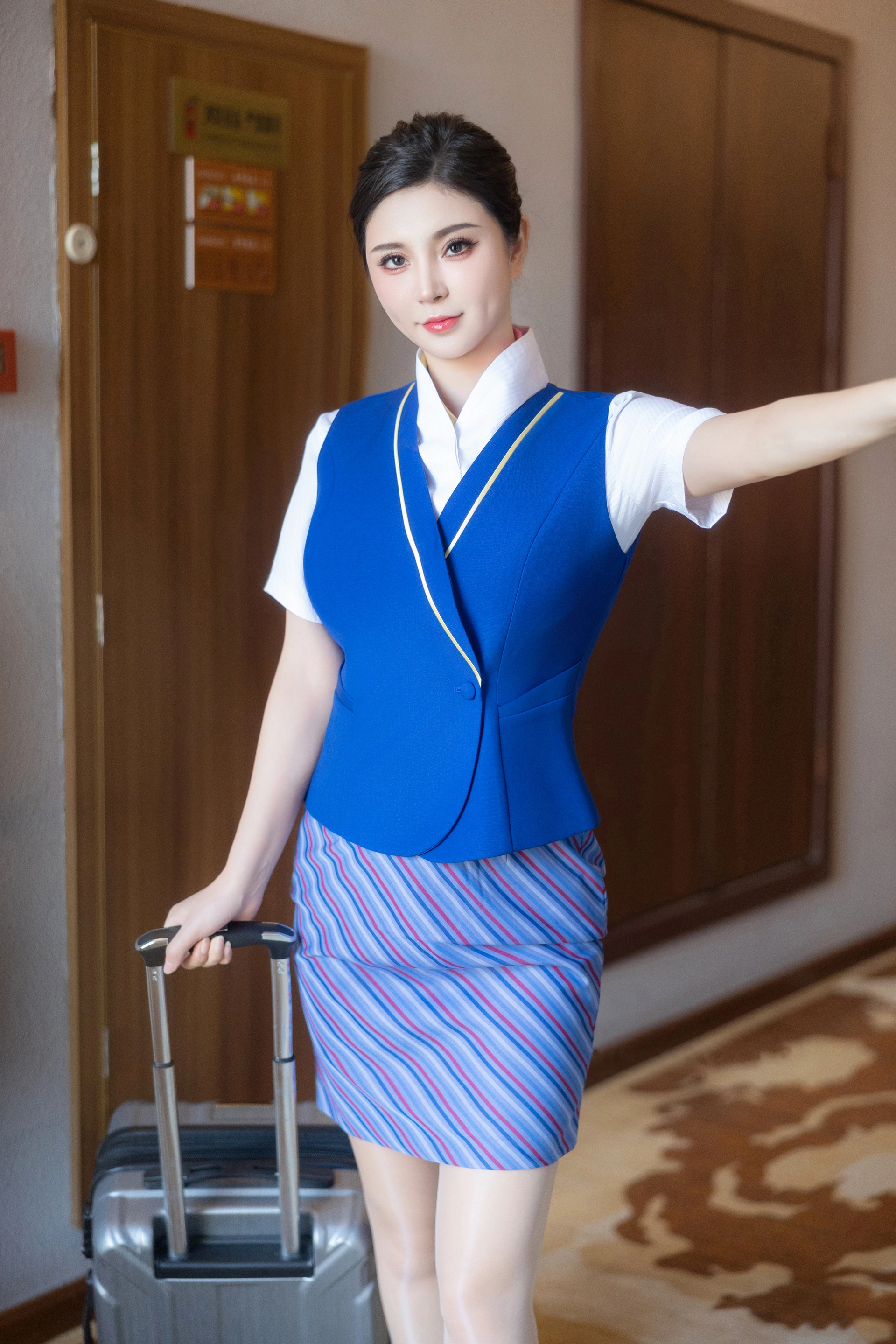 小蛮妖Yummy - NO.004 内购无水印 空姐制服 3