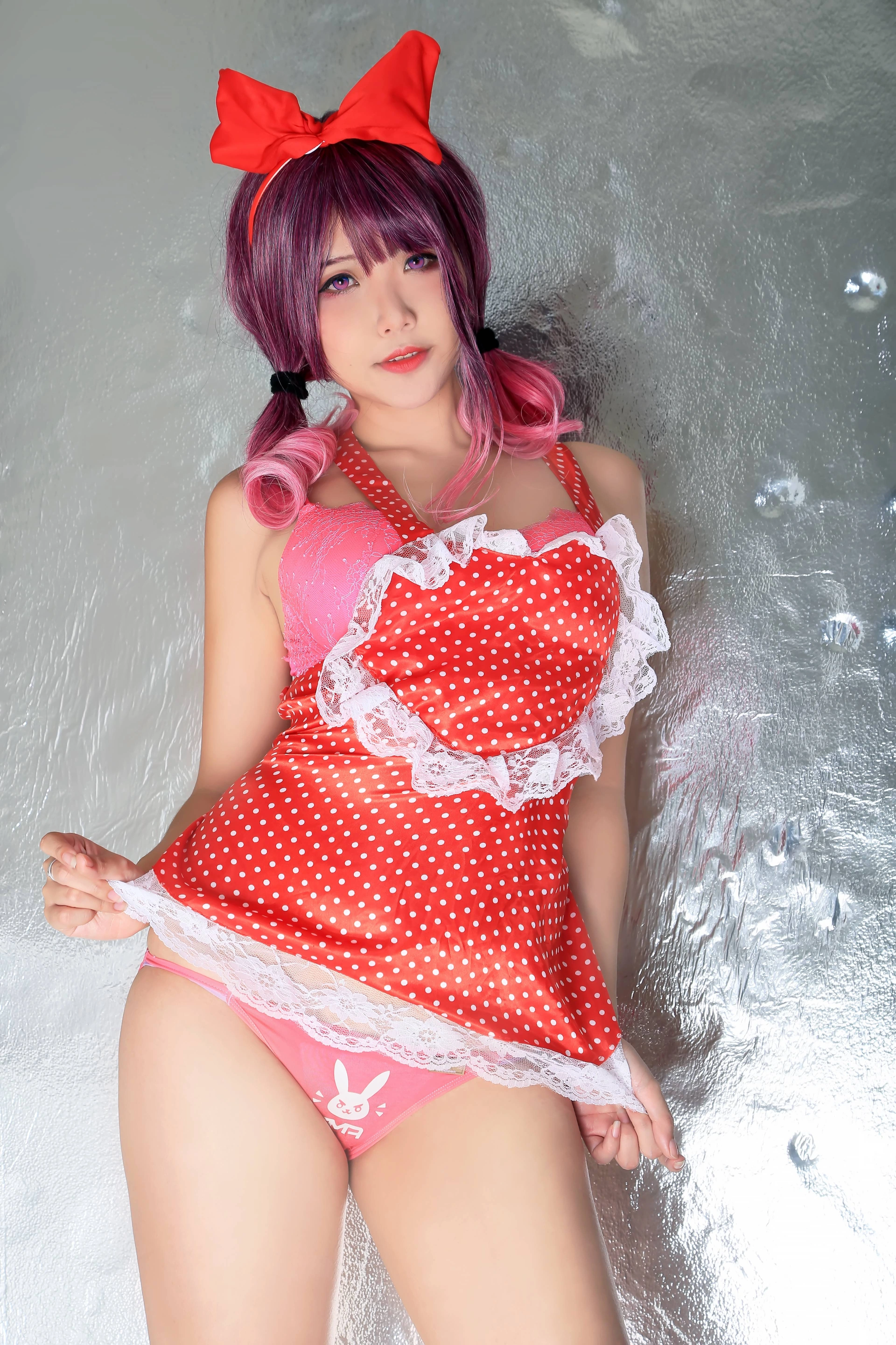 Hana Bunny - NO.102 Red Heart Apron 2