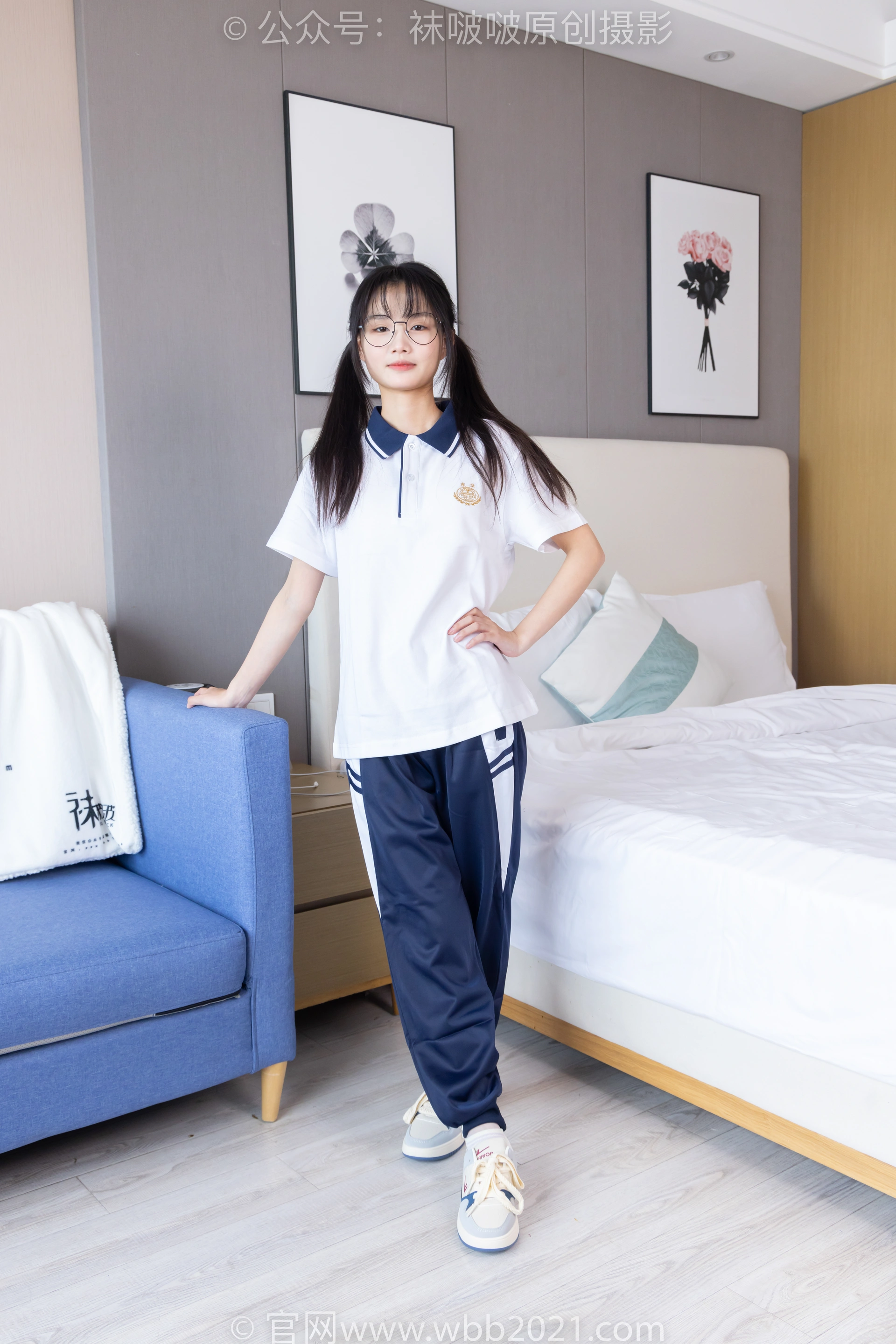 [BoBoSocks袜啵啵] NO.446 甜甜圈-板鞋、白棉袜、白丝（脚尖加固款）、校服裤里丝（花絮版） 1